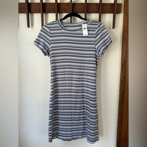 NWT American Eagle Striped T-Shirt Dress - size M